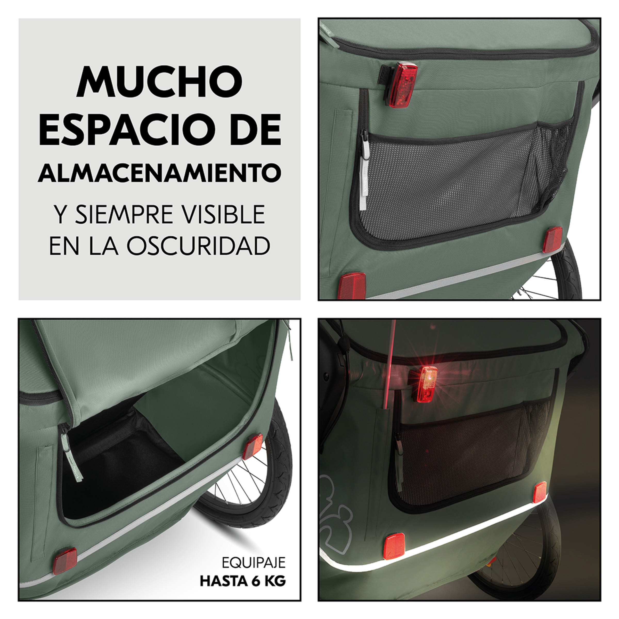 Cadeira de passeio Multifuncional Bike N Walk Duo Verde-escuro-7