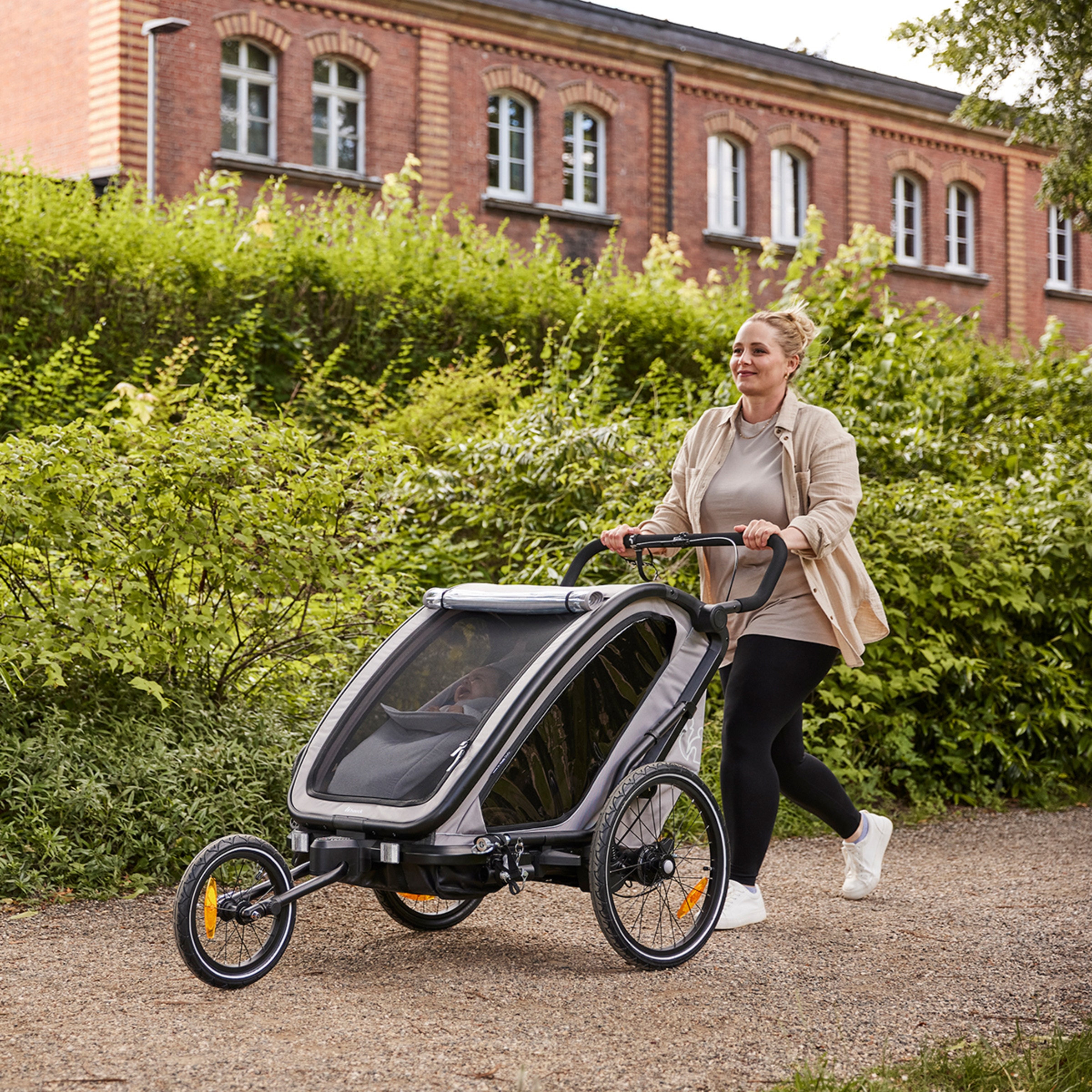 Cadeira de passeio Multifuncional Bike N Walk Duo Verde-escuro-14