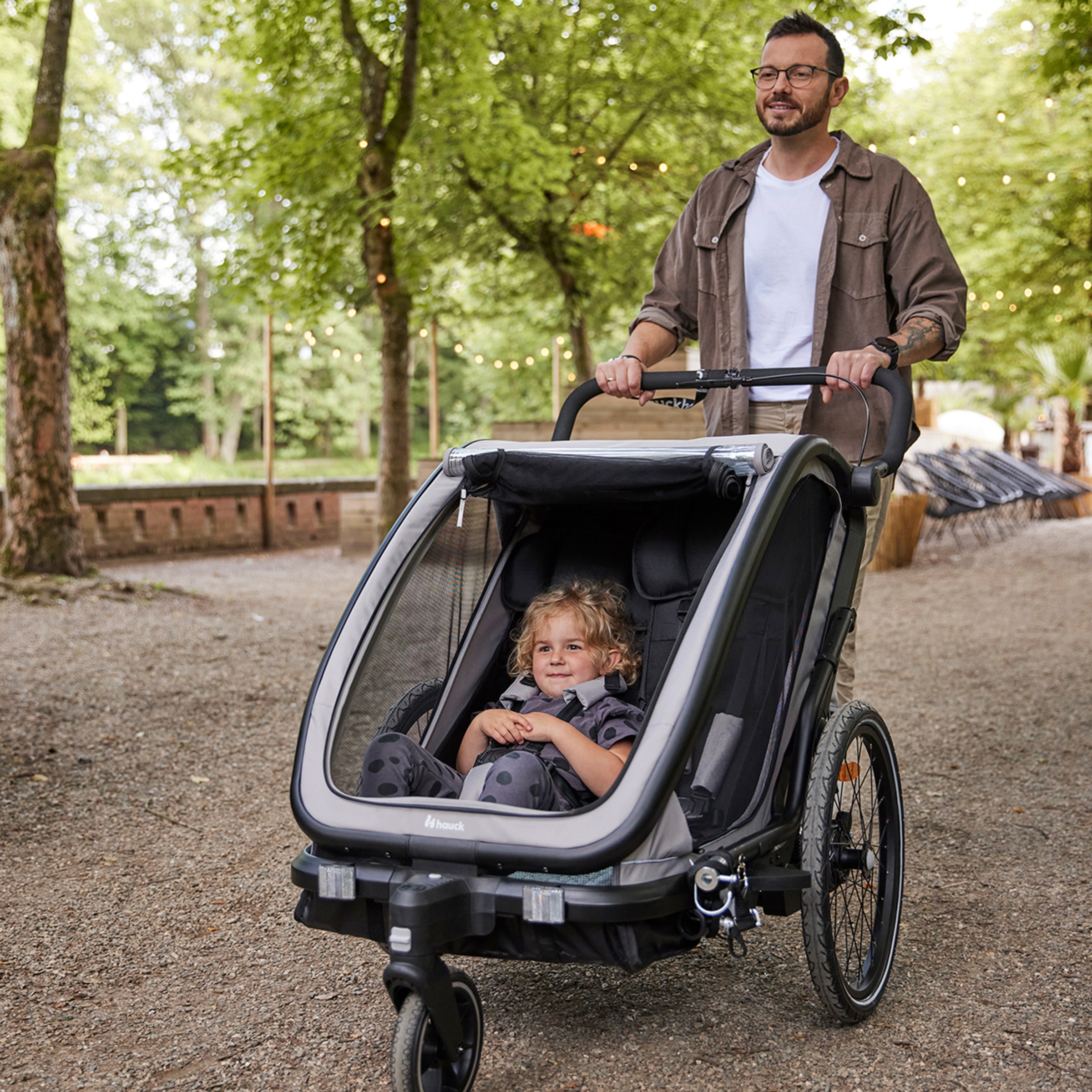 Cadeira de passeio Multifuncional Bike N Walk Duo Verde-escuro-11