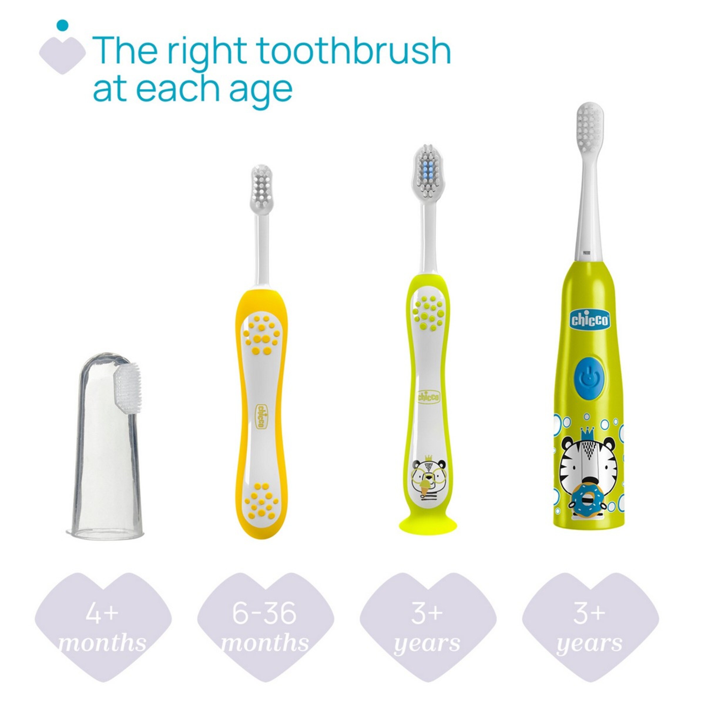 Escova de dentes Bipack 3-6Y 7