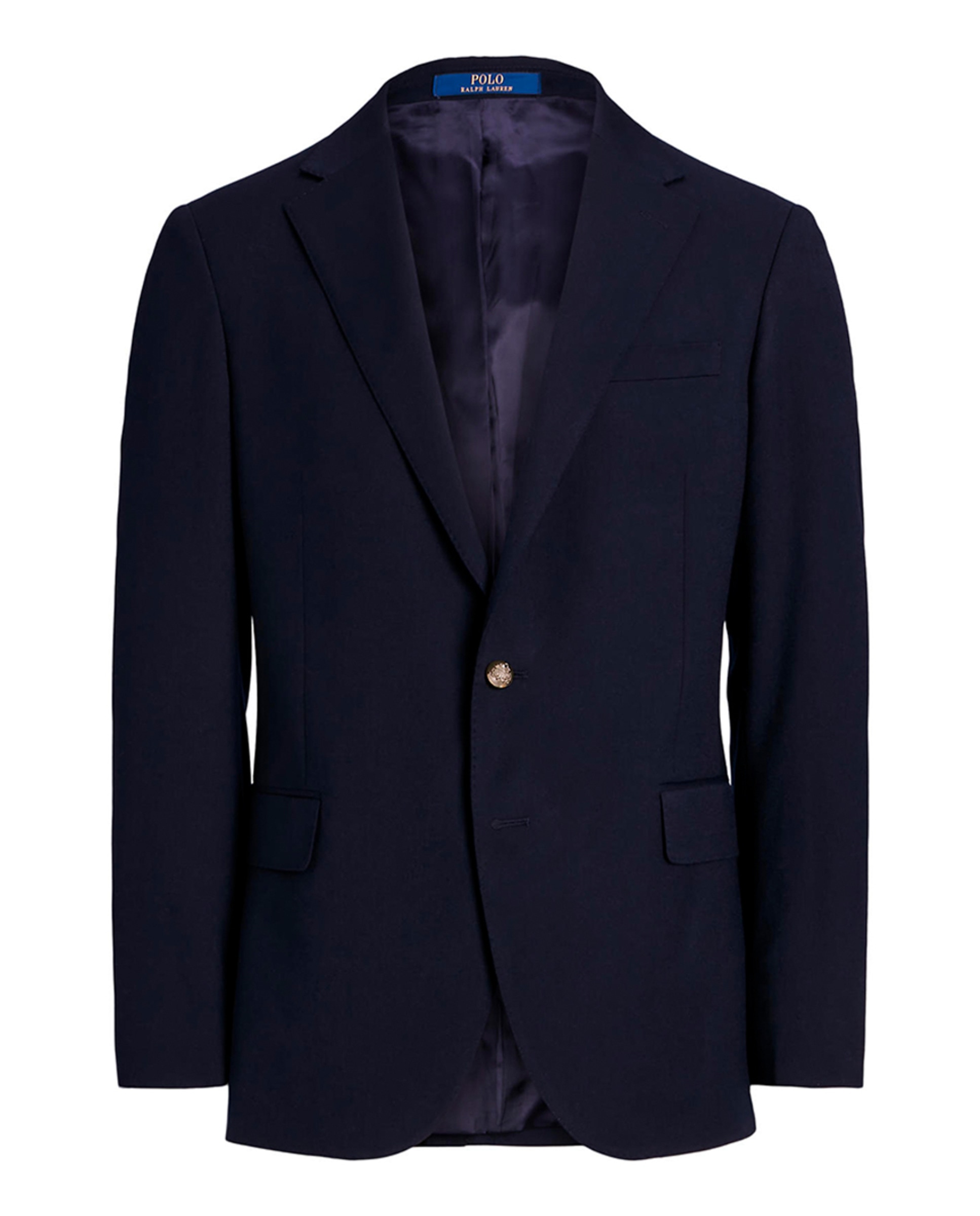Blazer Informal de Lã Azul-marinho-6