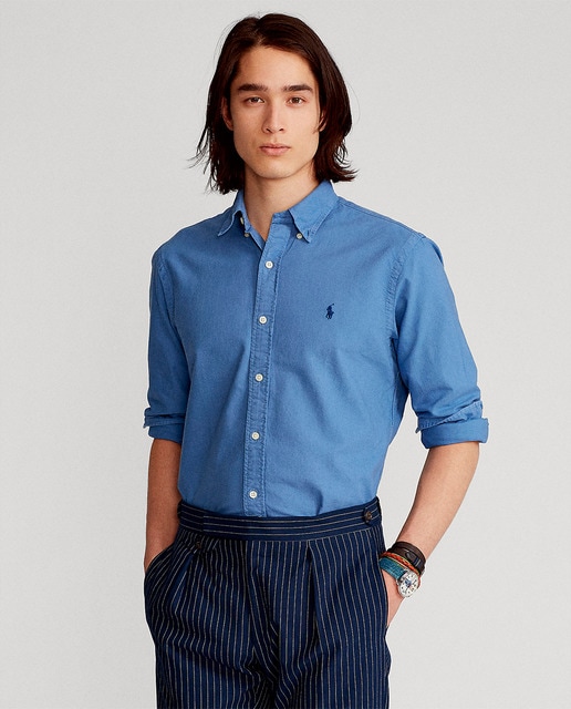 Imagem 0 de Camisa Oxford Tingida Regular Fit