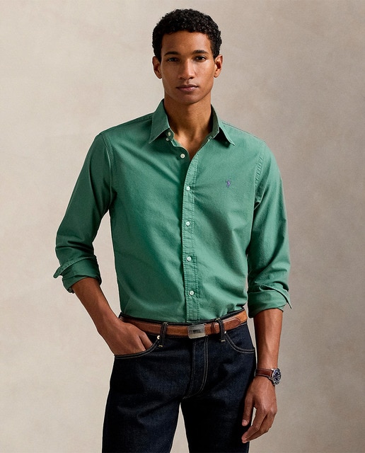Imagem 0 de Camisa Oxford de Algodão Custom Fit