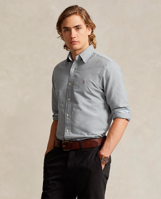 Imagem 0 de Camisa Oxford de Algodão Custom Fit