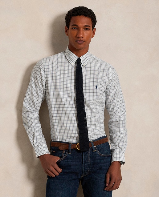 Imagem 0 de Camisa Custom Fit de Popelina Elástica