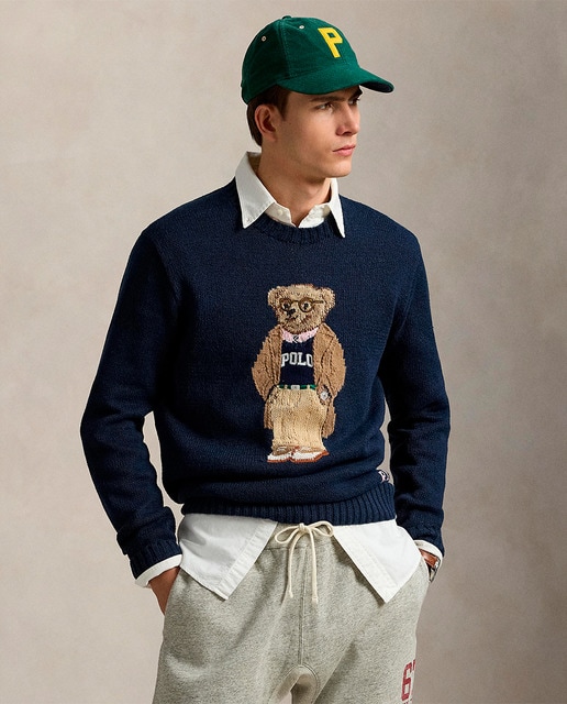 Imagen 0 de Jersey de hombre con Polo Bear y cuello redondo