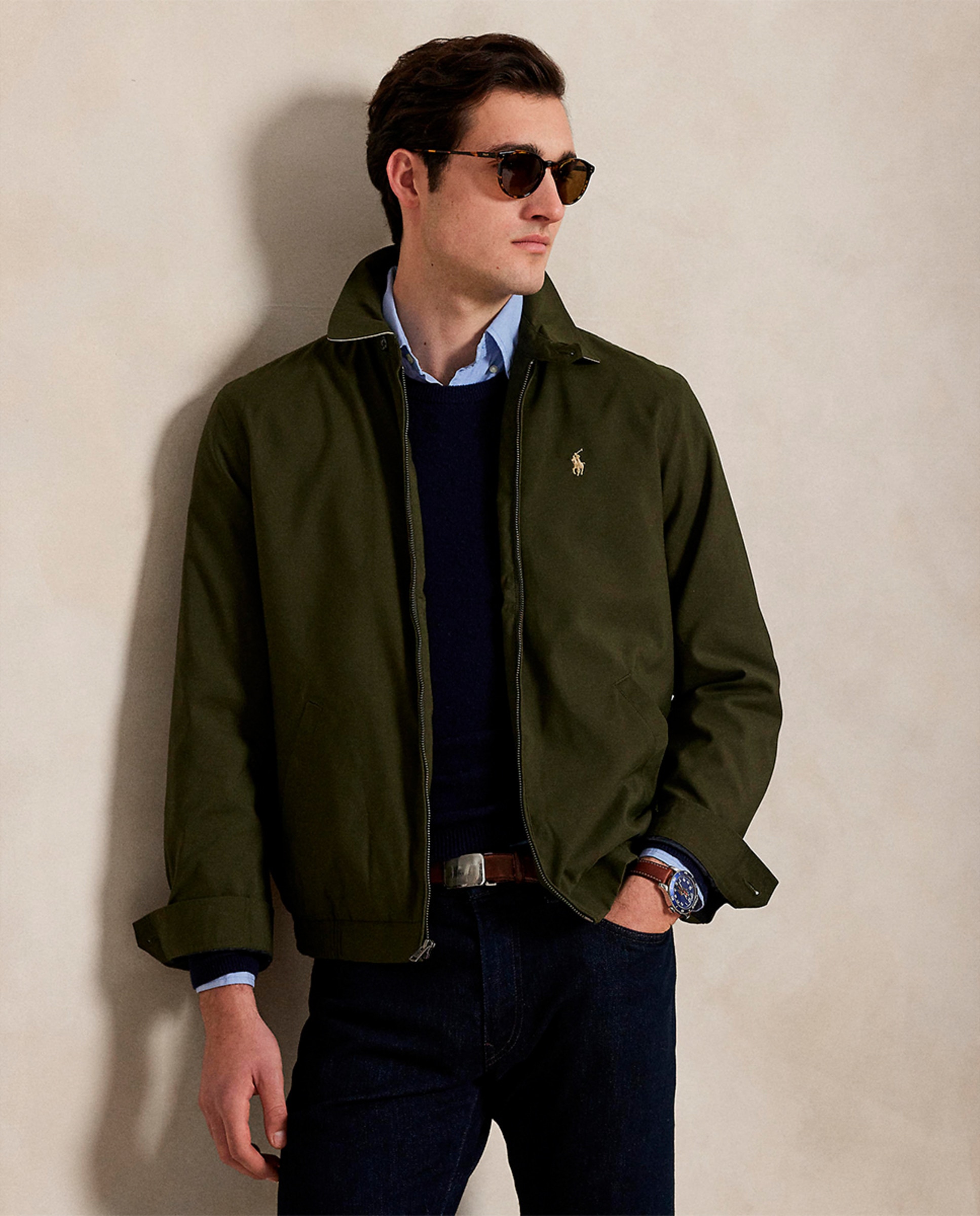 Cazadora de hombre con doble fuelle de sarga · Polo Ralph Lauren