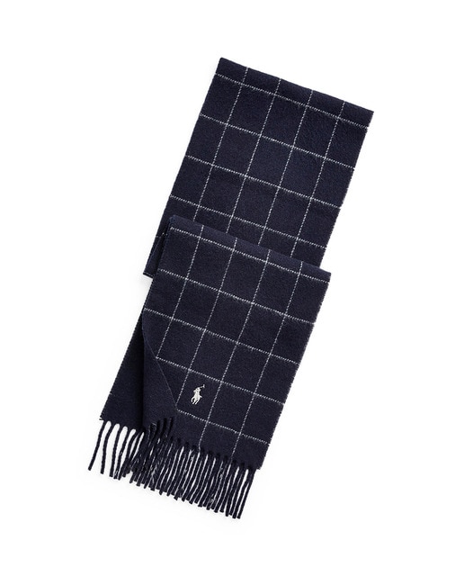 Imagen 0 de Bufanda de hombre con lana de cuadros cristalera