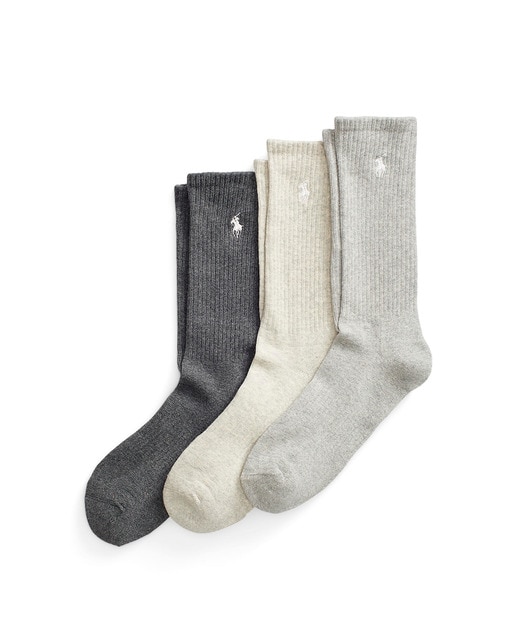Imagem 0 de Pack de 3 Pares de Meias de Algodão com Logótipo