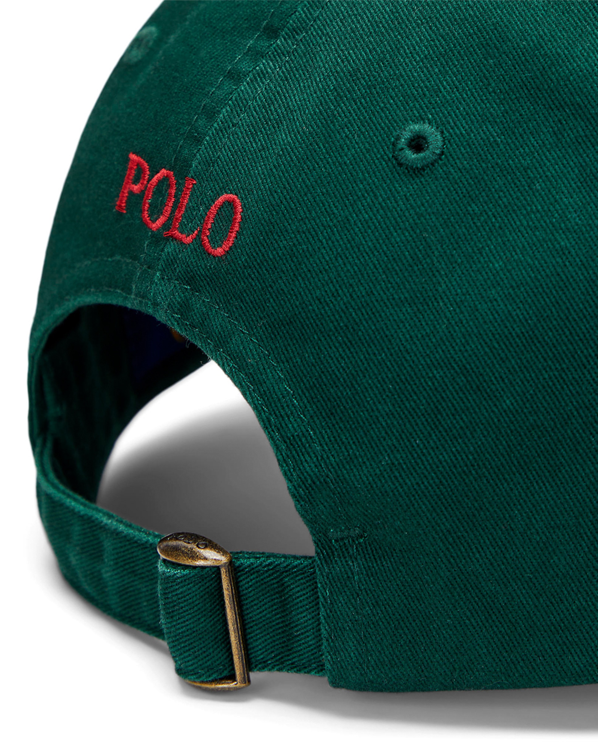 Boné com Cavalo Bordado e em Algodão Verde Pinheiro-3