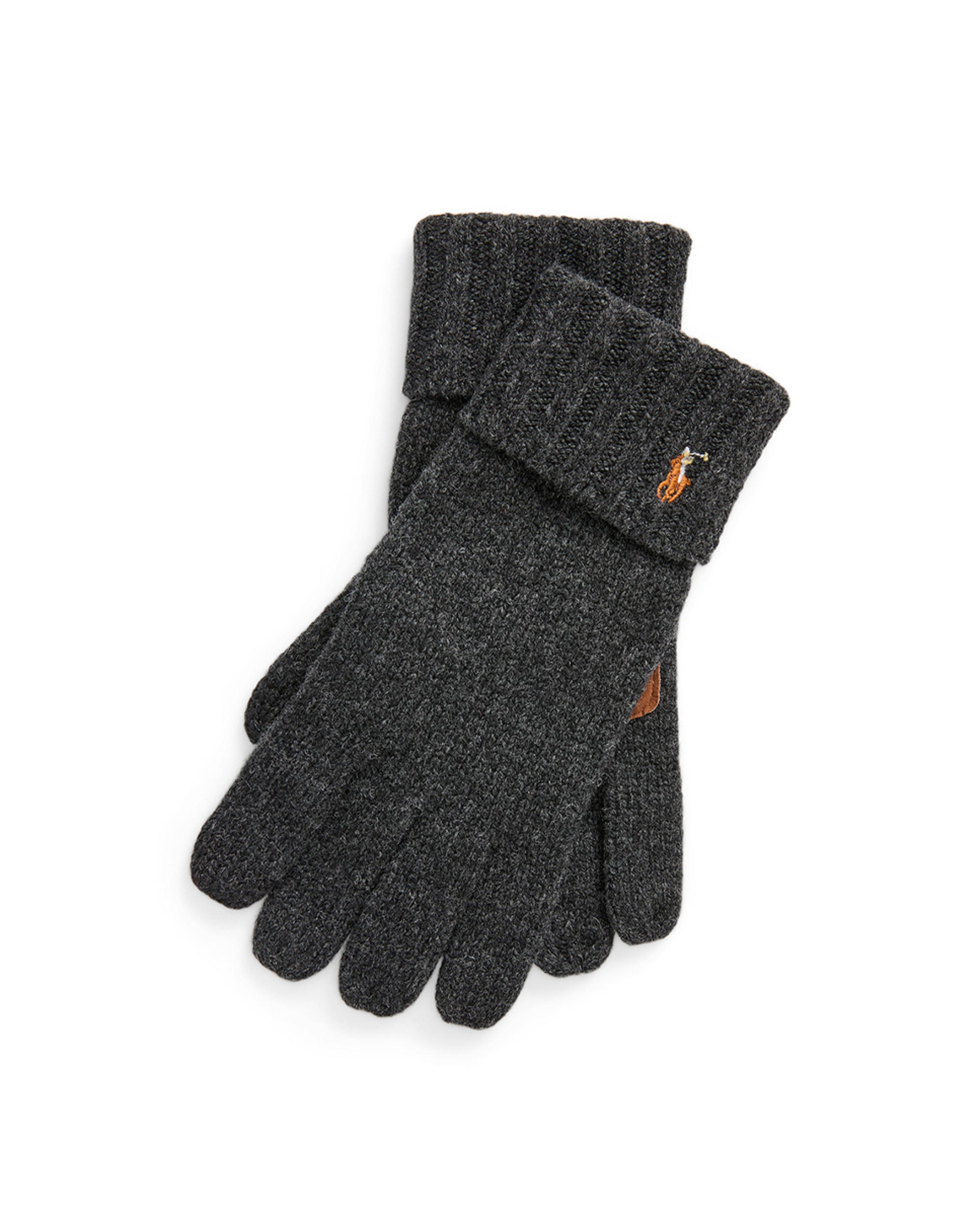 Luvas Tácteis de Lã Merino Cinzento-1