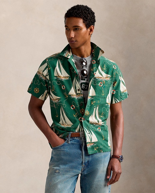 Imagem 0 de Camisa Oxford de Manga Curta Classic Fit