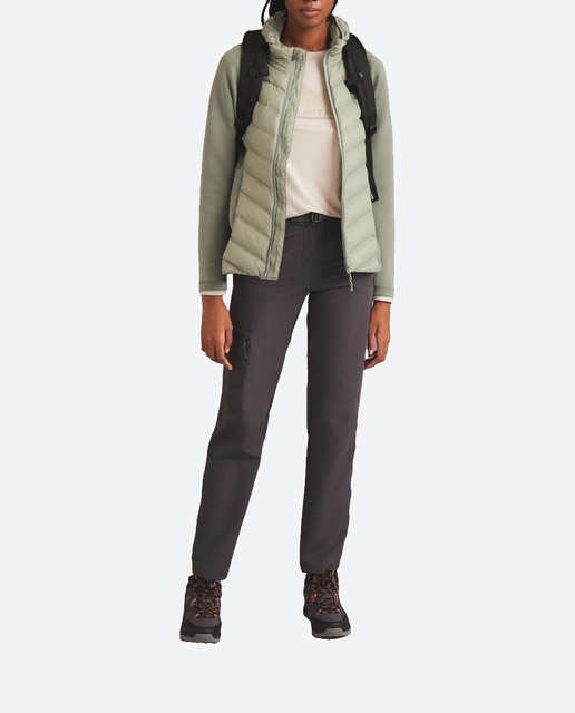 Imagen 0 de Chaqueta hibrida con relleno de plumón de montaña de mujer