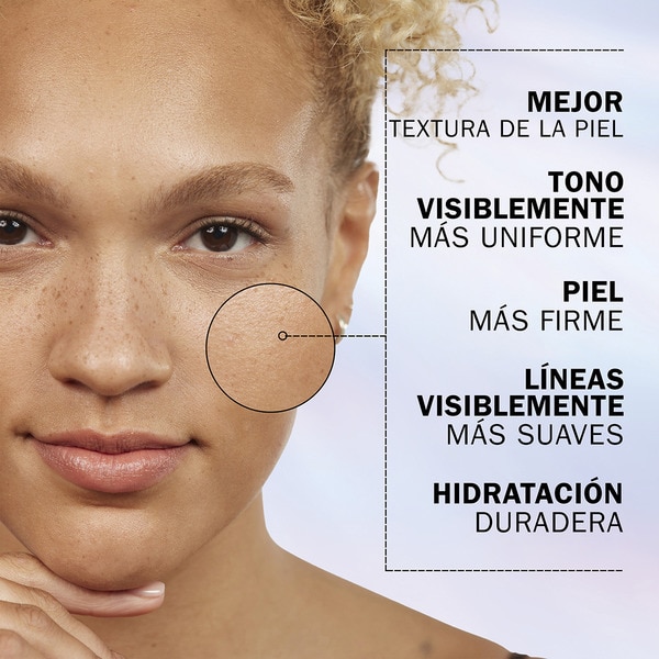 Super face serum 5 benefits in 1 improves skin texture, more uniform tone doser 14 ml firmer skin, visibly softer lines and lasting hydration