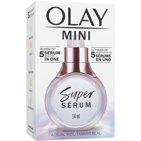 Super face serum 5 benefits in 1 improves skin texture, more uniform tone doser 14 ml firmer skin, visibly softer lines and lasting hydration