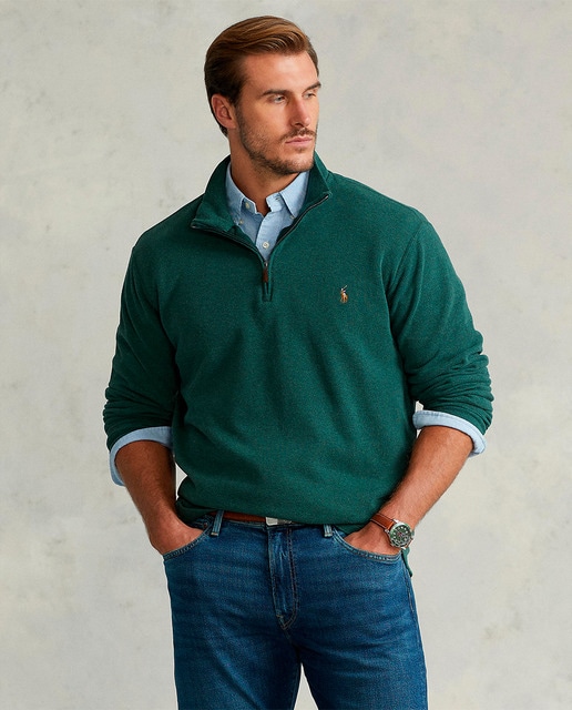 Imagen 0 de Jersey de hombre Estate-Rib con cremallera corta