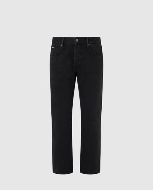 Imagen 0 de Vaquero de hombre fit recto de efecto desgastado