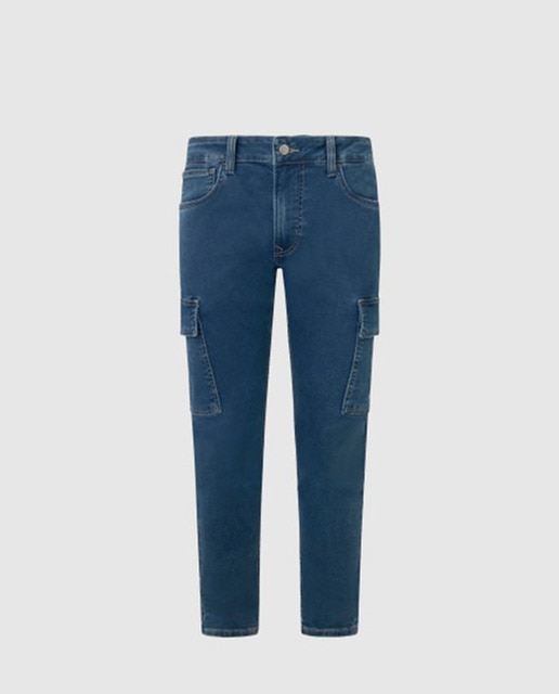 Imagen 0 de Vaquero de hombre fit taper con bolsillos cargo