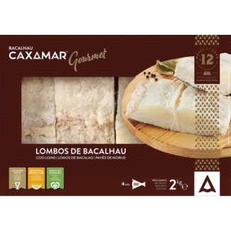 Lombos de Bacalhau Gourmet embalagem 2 kg - Caxamar