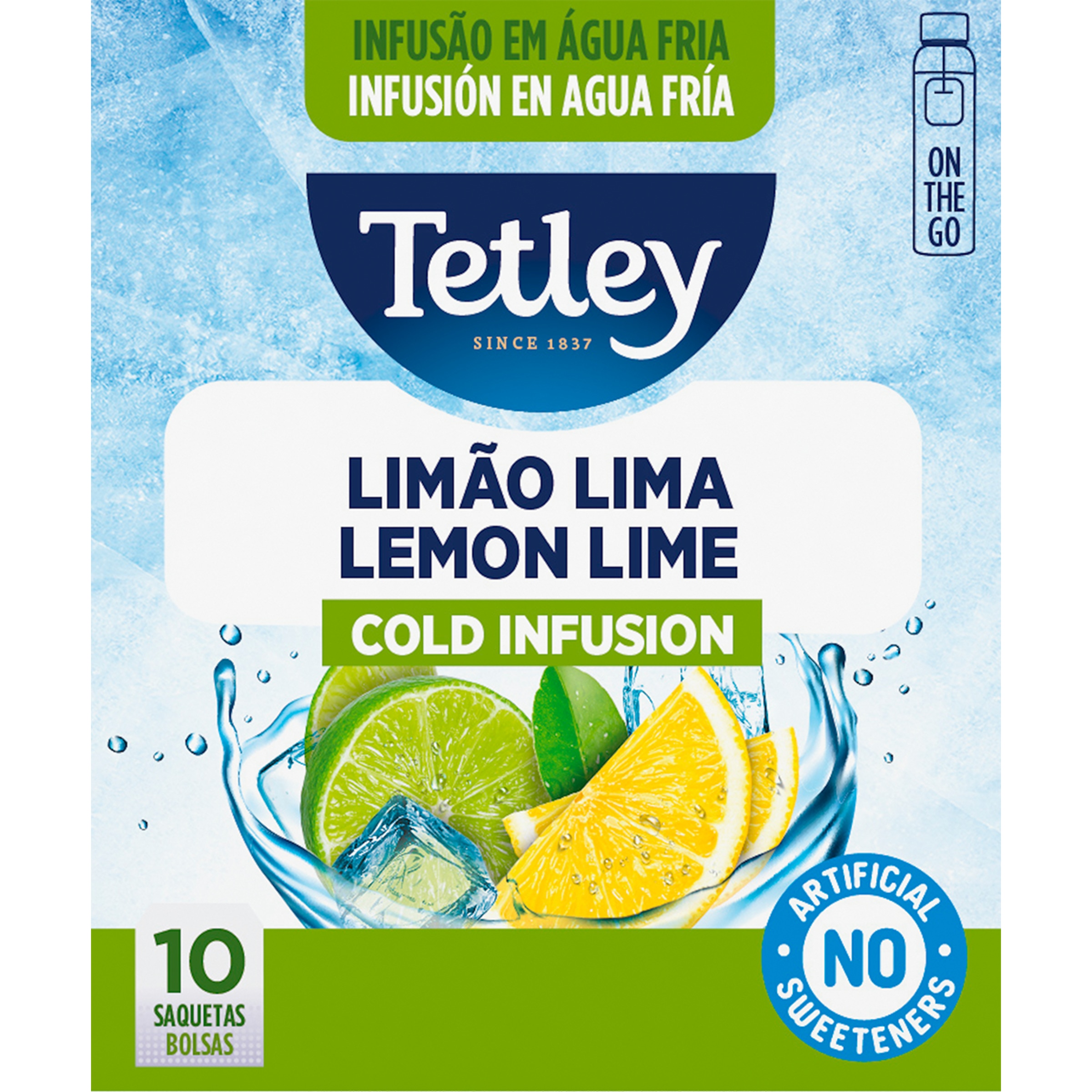 Infusão Limão e Lima Cold embalagem 10 unidades
