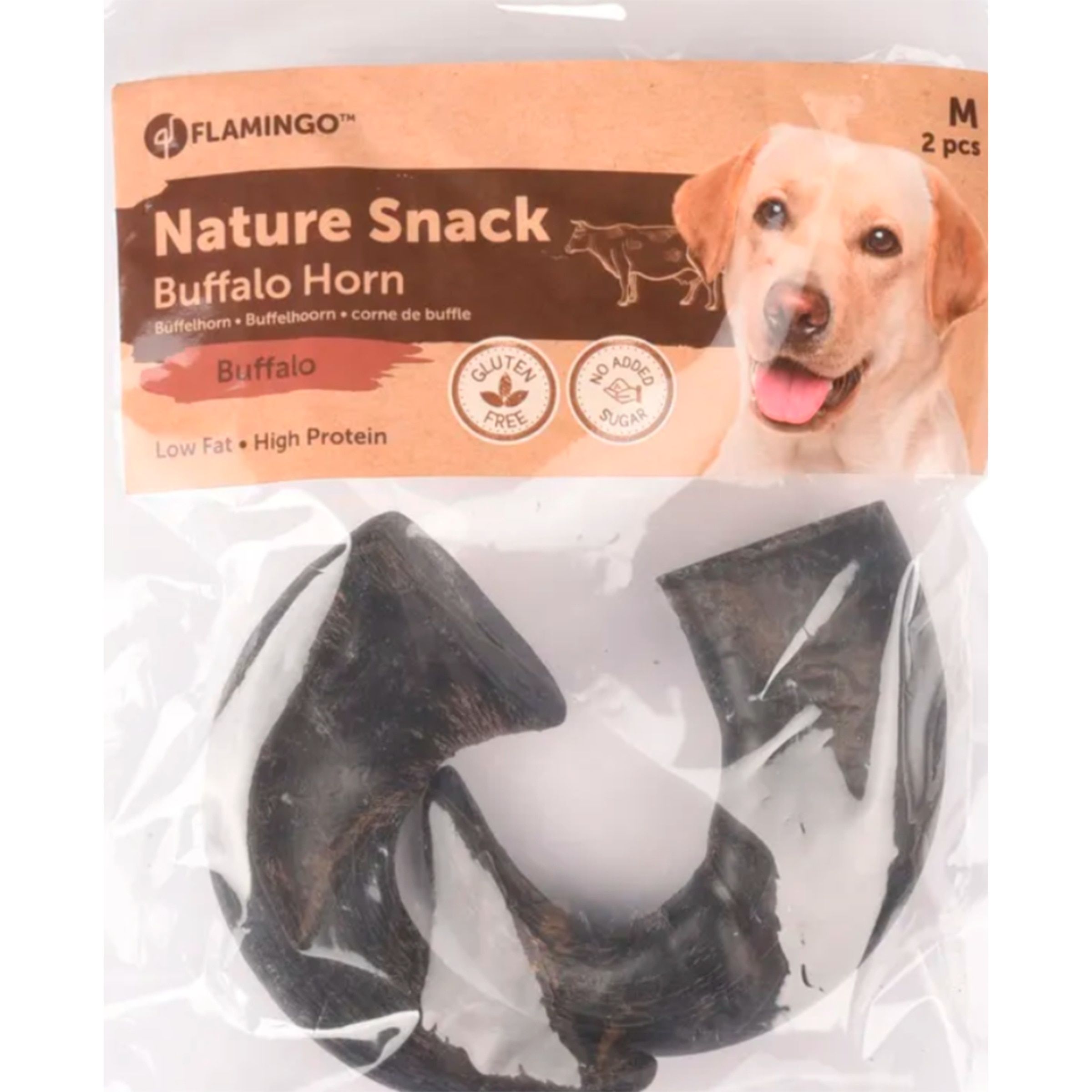 Snack para Cão Chifre de Búfalo 1 embalagem