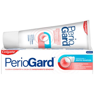 Pasta de Dentes PerioGard Gengivas e Dentes Sensíveis embalagem 75 ml - Colgate