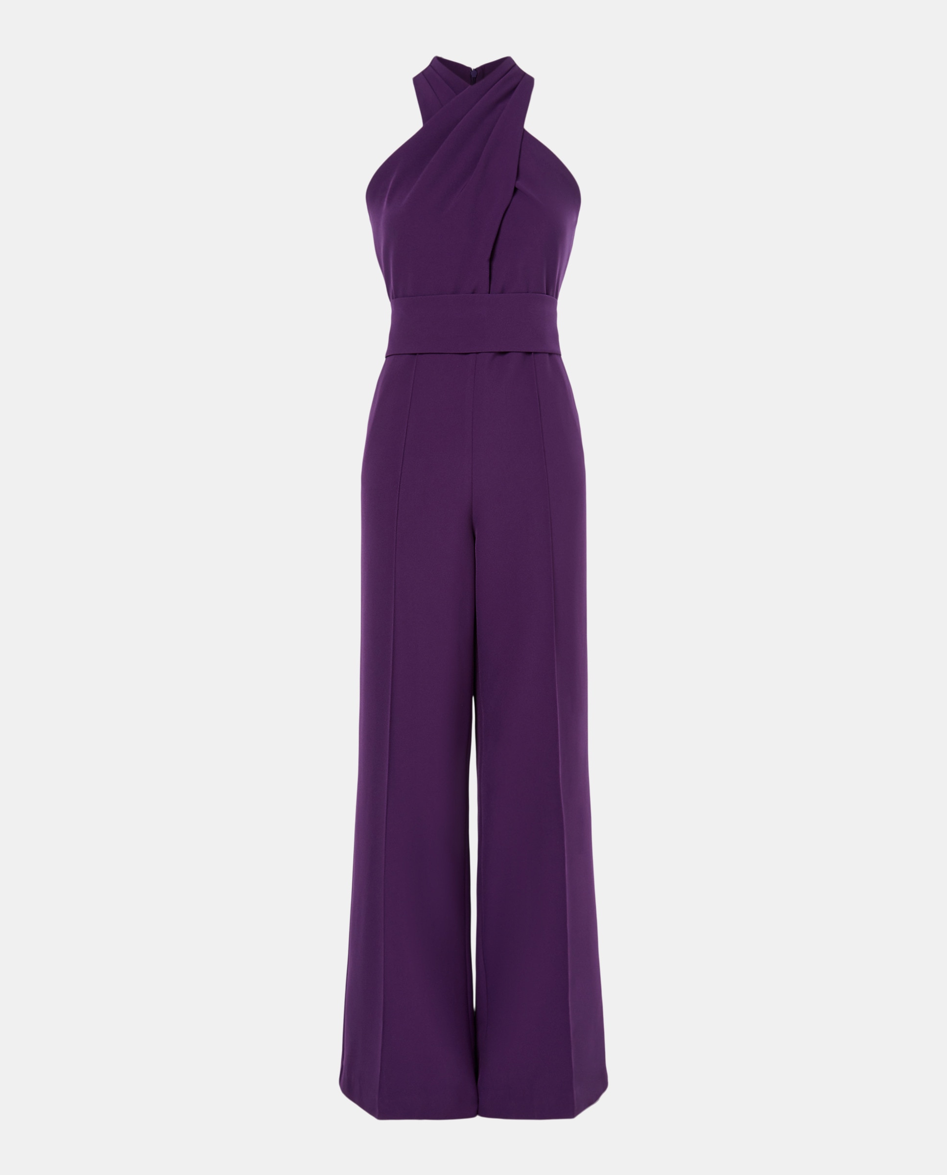 Macacão com Decote Halter Roxo-4