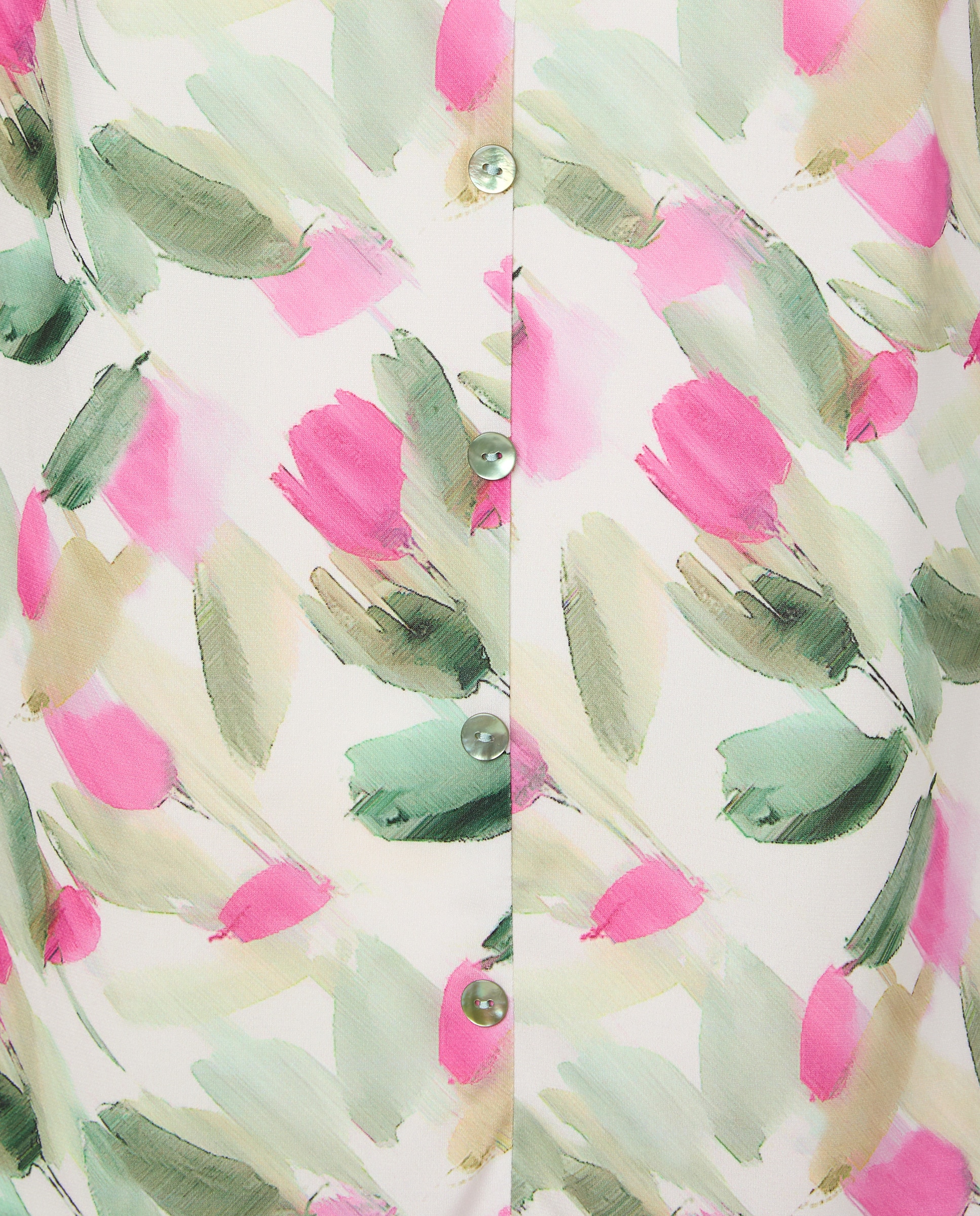 Blusa estampada com manga curta Rosa-5