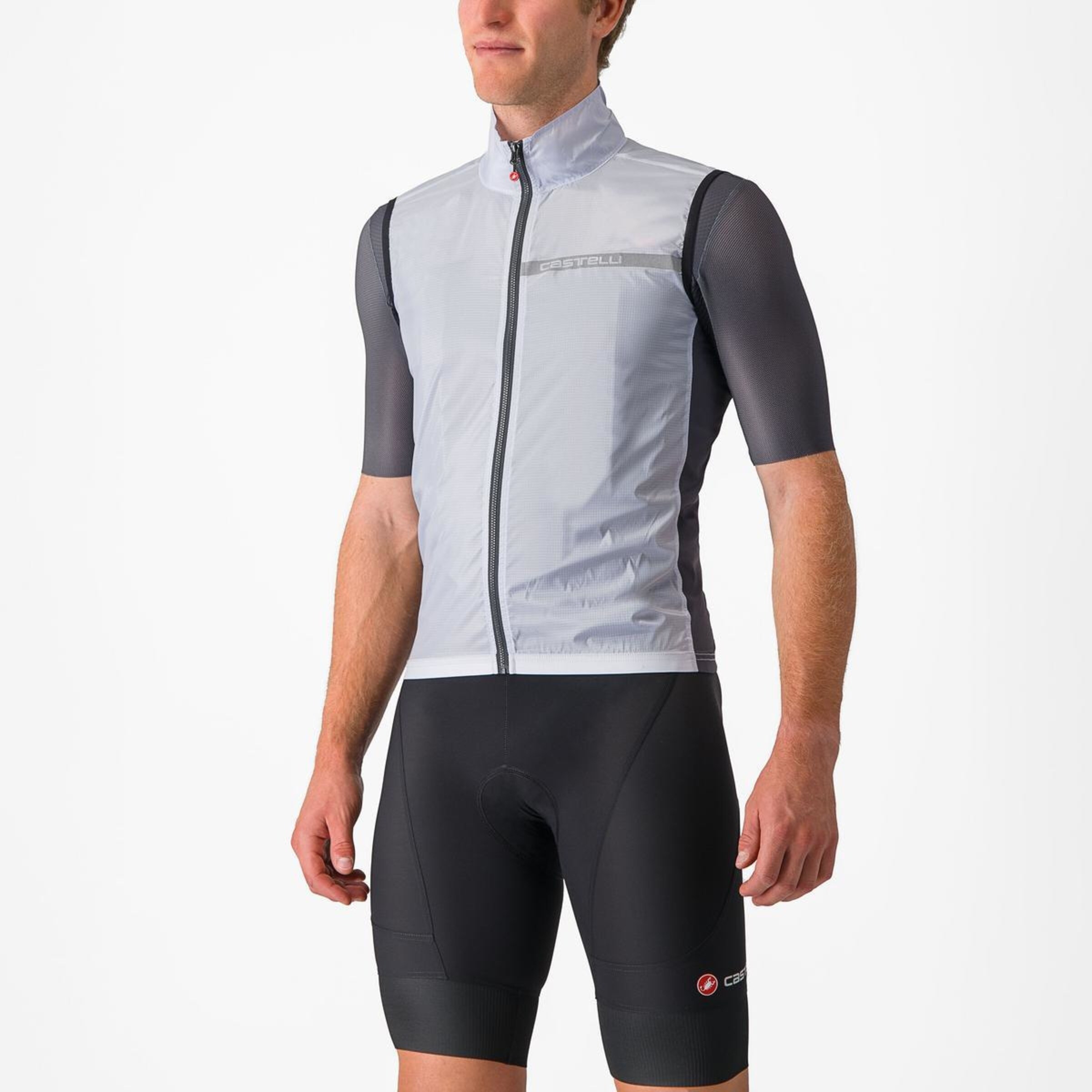 Casaco de Ciclismo Squadra Strech Cinzento-6