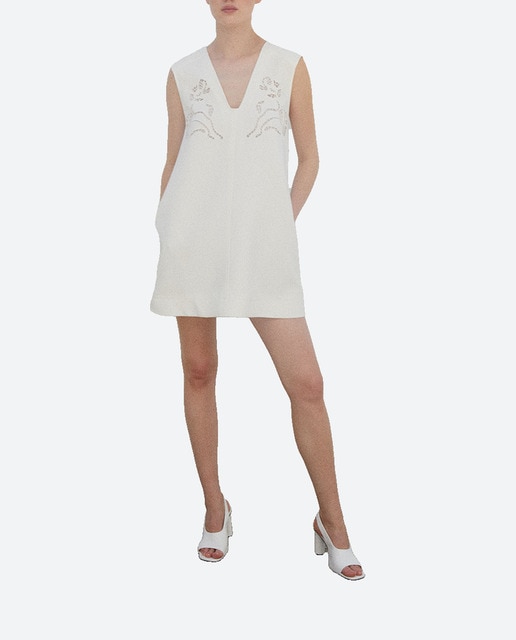 Imagen 0 de Vestido vuelo bordados