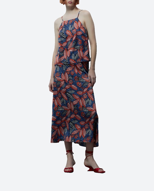 Imagen 0 de Falda midi estampada