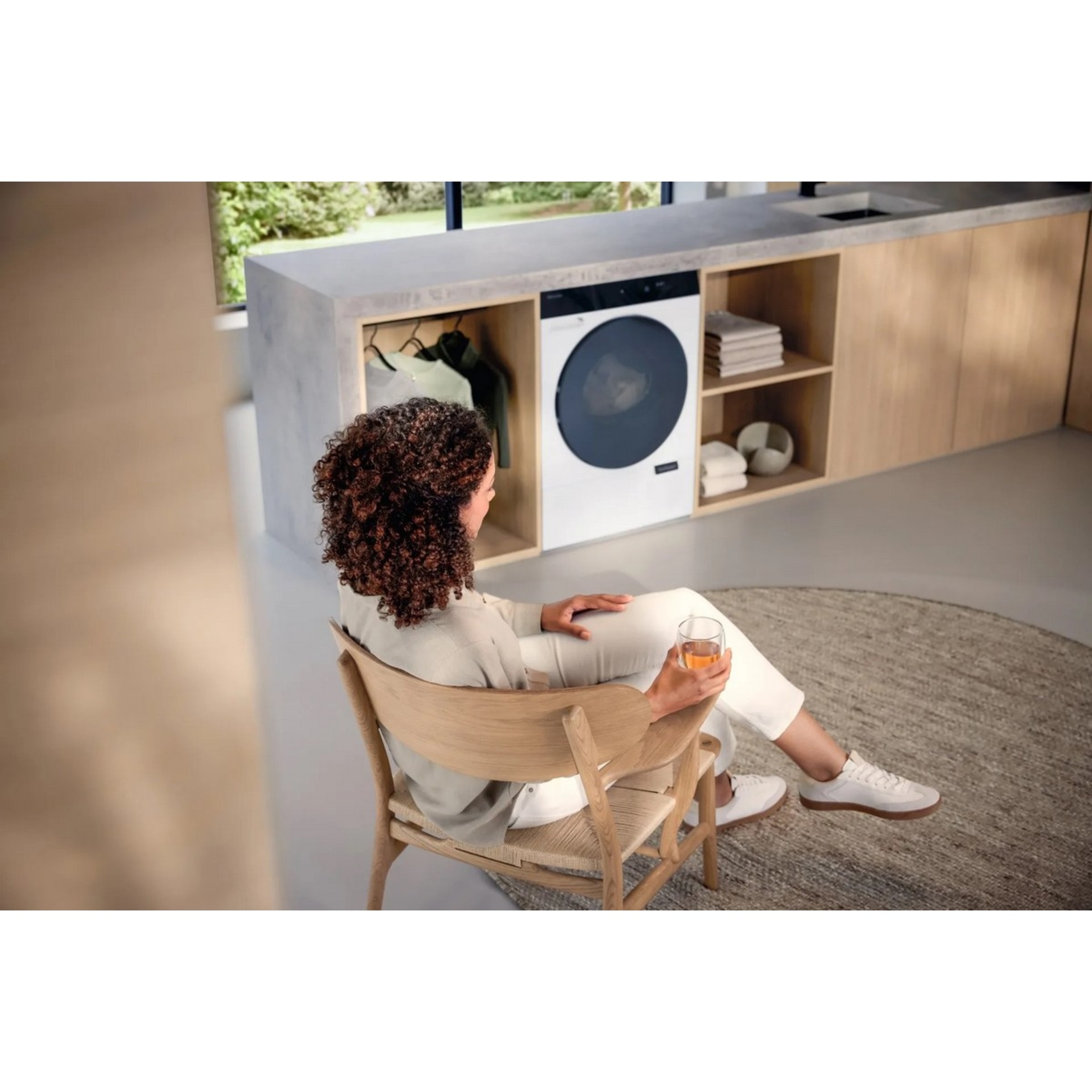 Máquina de Secar Roupa Miele TQ 1000 WP Nova Edition, M Touch Pro, QuickPowerDry, SteamCare, WoolDry, Bomba de Calor T2 e de 9 kg - Branco Branco lótus-4