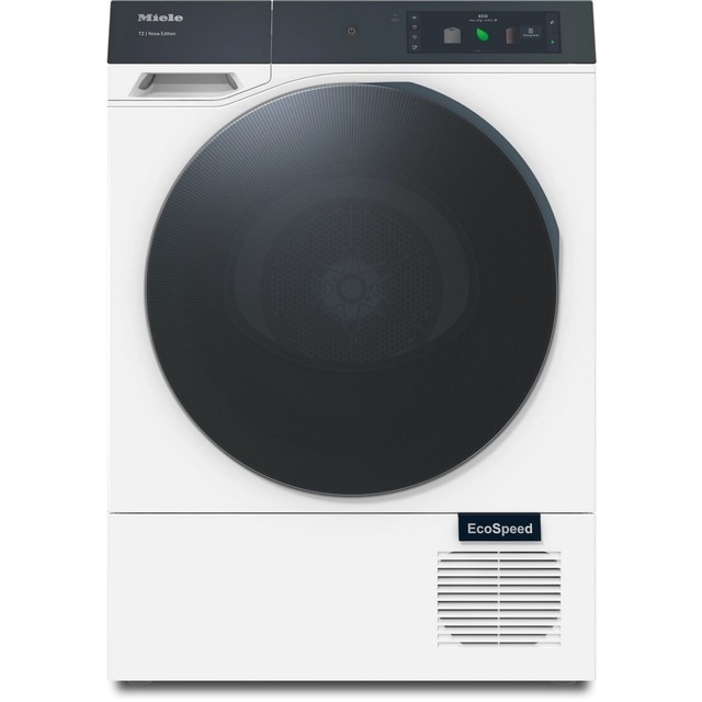 Imagem 0 de Máquina de Secar Roupa Miele TQ 1000 WP Nova Edition, M Touch Pro, QuickPowerDry, SteamCare, WoolDry, Bomba de Calor T2 e de 9 kg - Branco