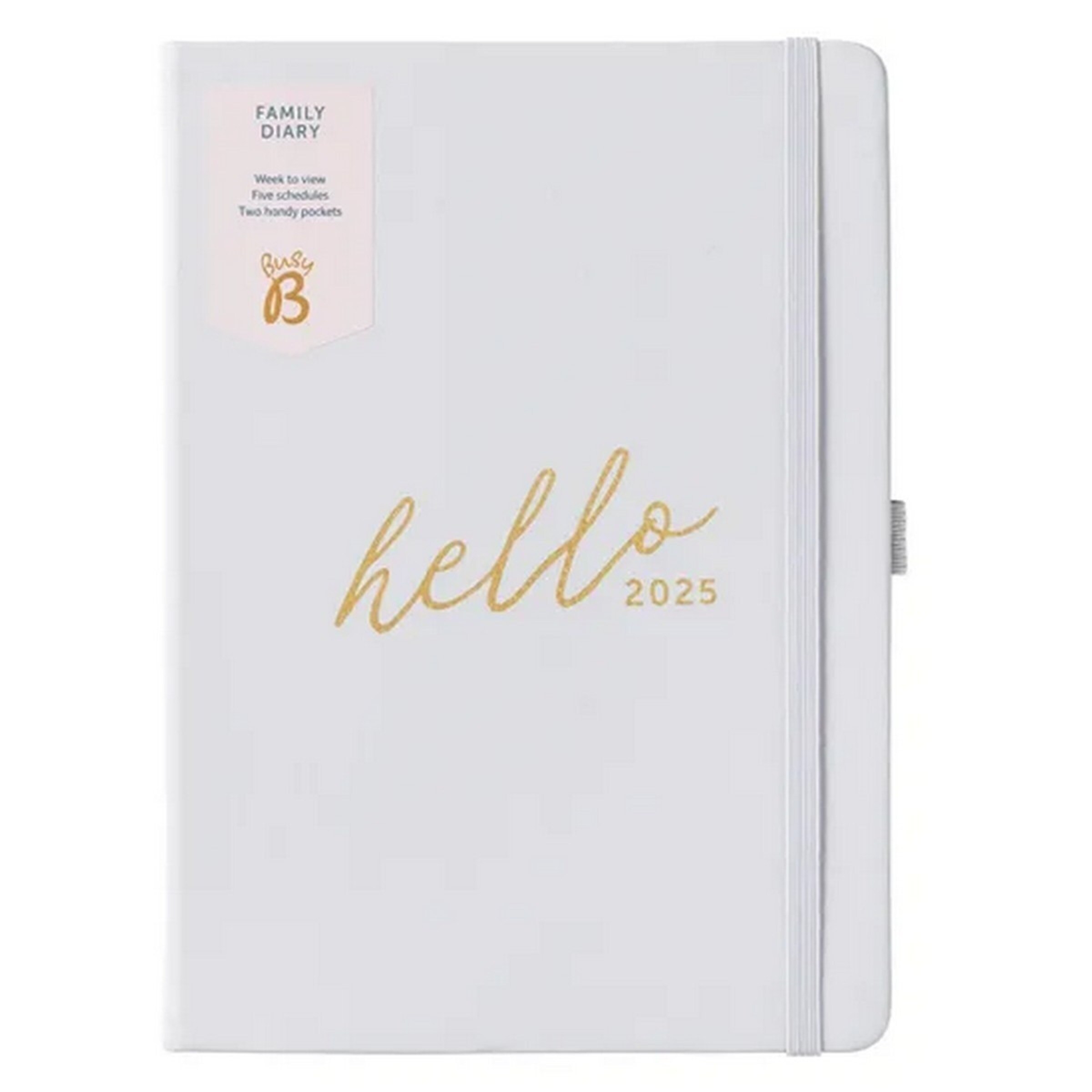 Agenda vista semanal 2025 Family Diary lavanda 1