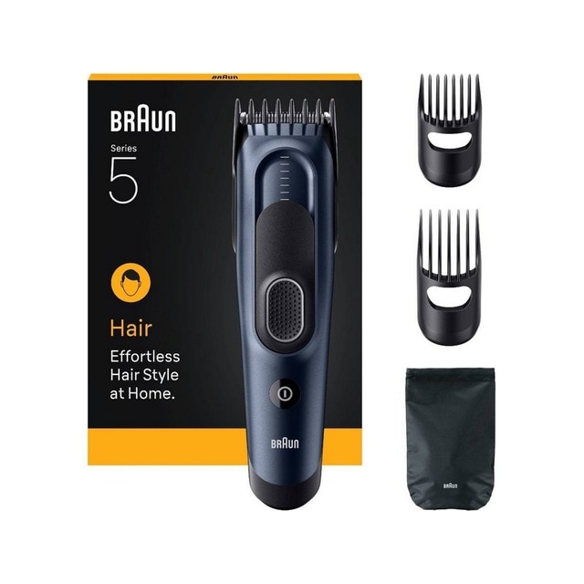 Imagem 0 de Aparador de Cabelo Braun HC5550 Autonomia de 50 min, Bateria