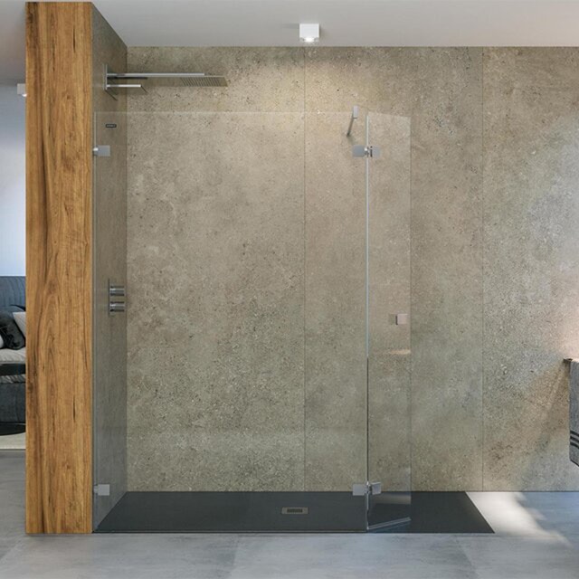 Imagen 0 de Panel fijo+ 1/2 puerta Ducha D3 Essence Izquierdo Duscholux