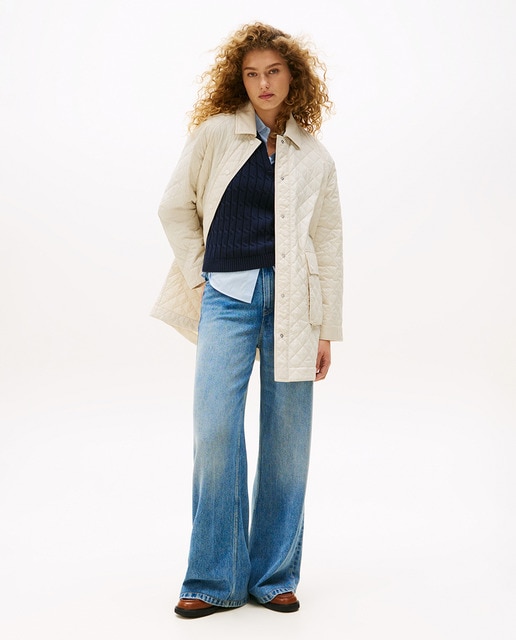 Imagen 0 de Chaqueta de mujer acolchada larga