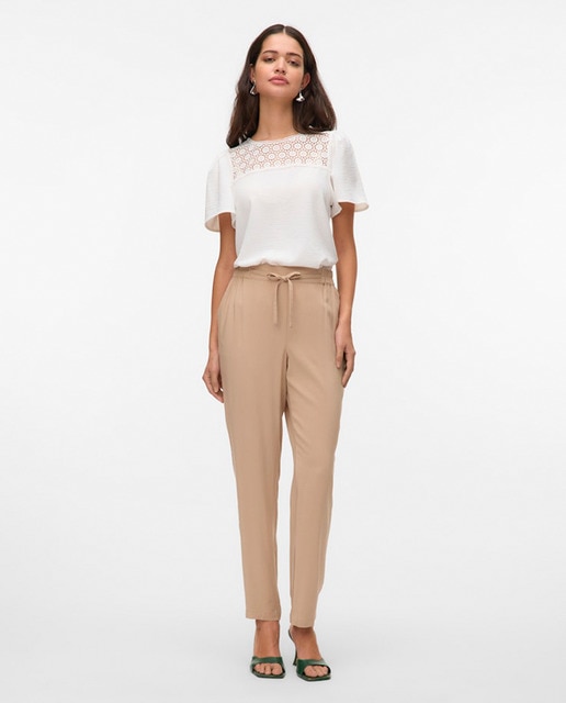 Imagen 0 de Pantalón de mujer holgado de tiro medio