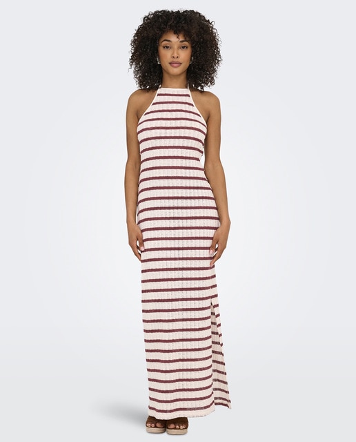 Imagem 0 de Vestido Halter Comprido com Costas Descobertas