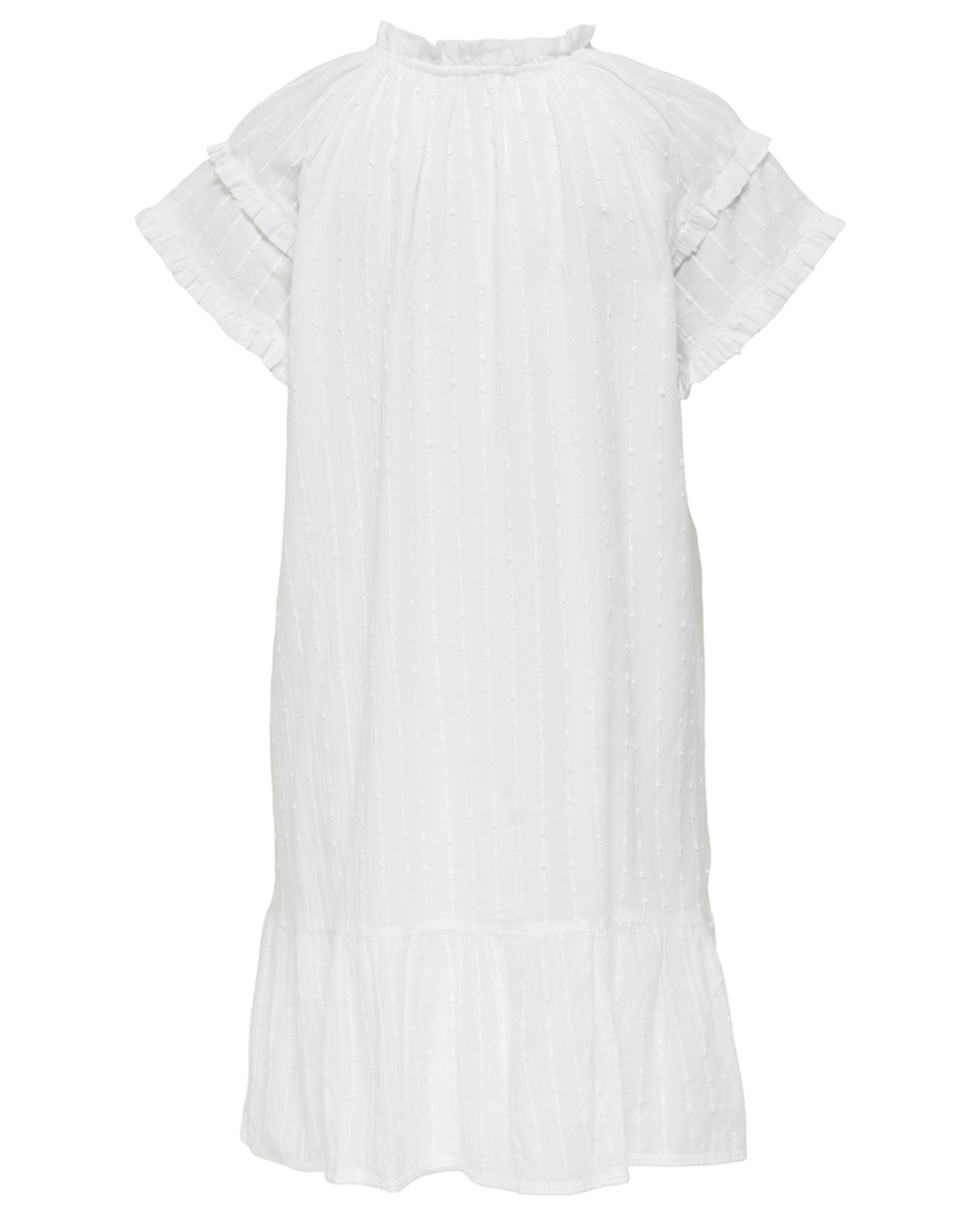 Vestido Curto com Bordados - Branco Branco-7