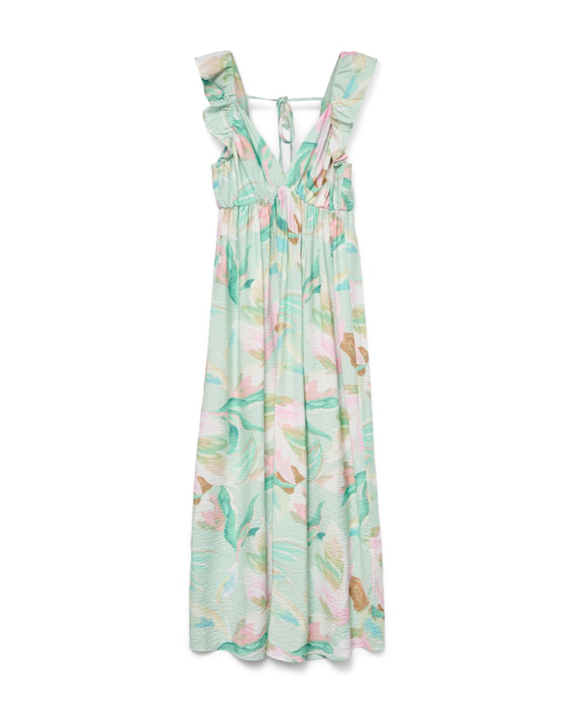 Vestido midi de alças Verde-antiquário-6