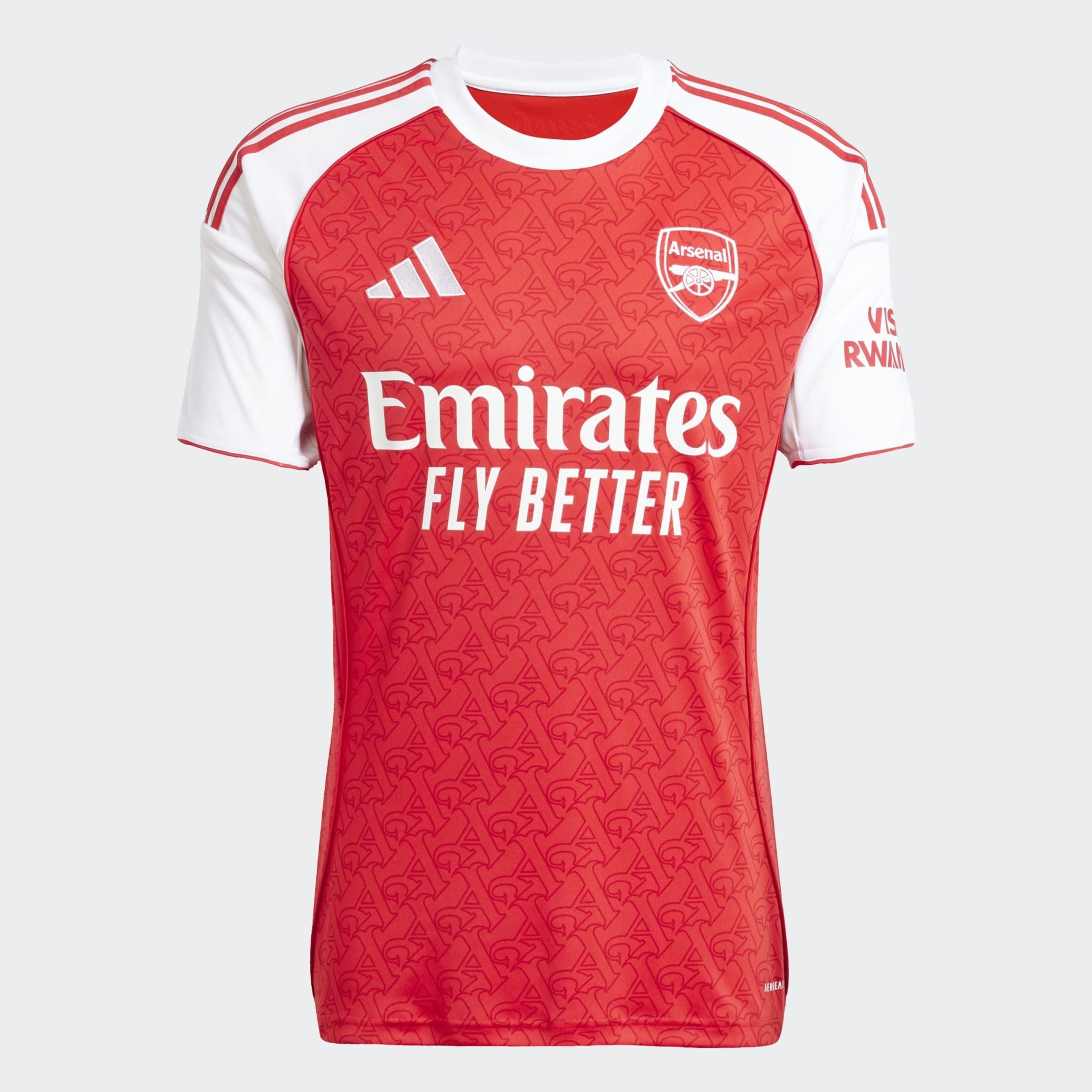 T-shirt de Homem 1.º Equipamento Arsenal FC 2025-2026 Vermelho-6