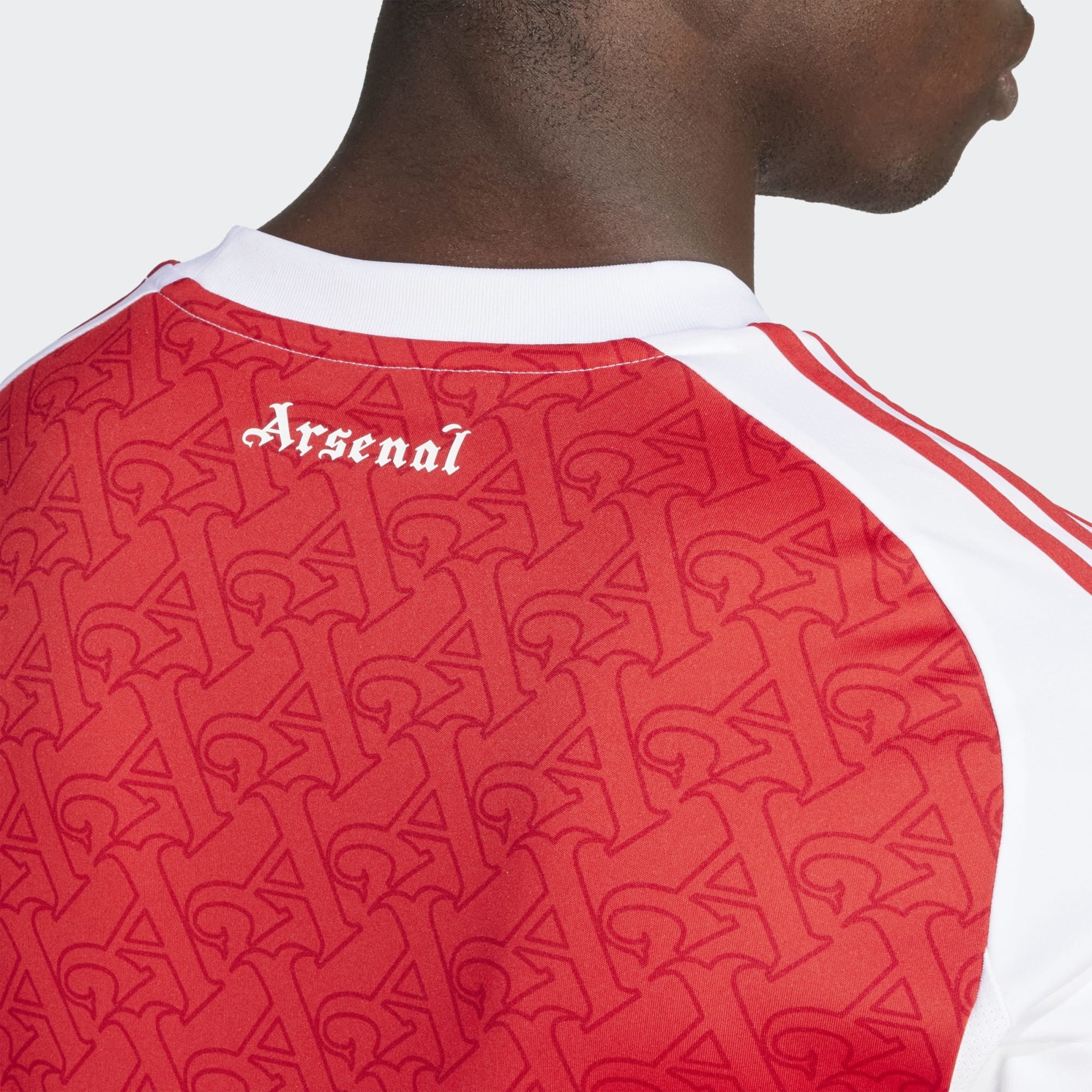 T-shirt de Homem 1.º Equipamento Arsenal FC 2025-2026 Vermelho-5