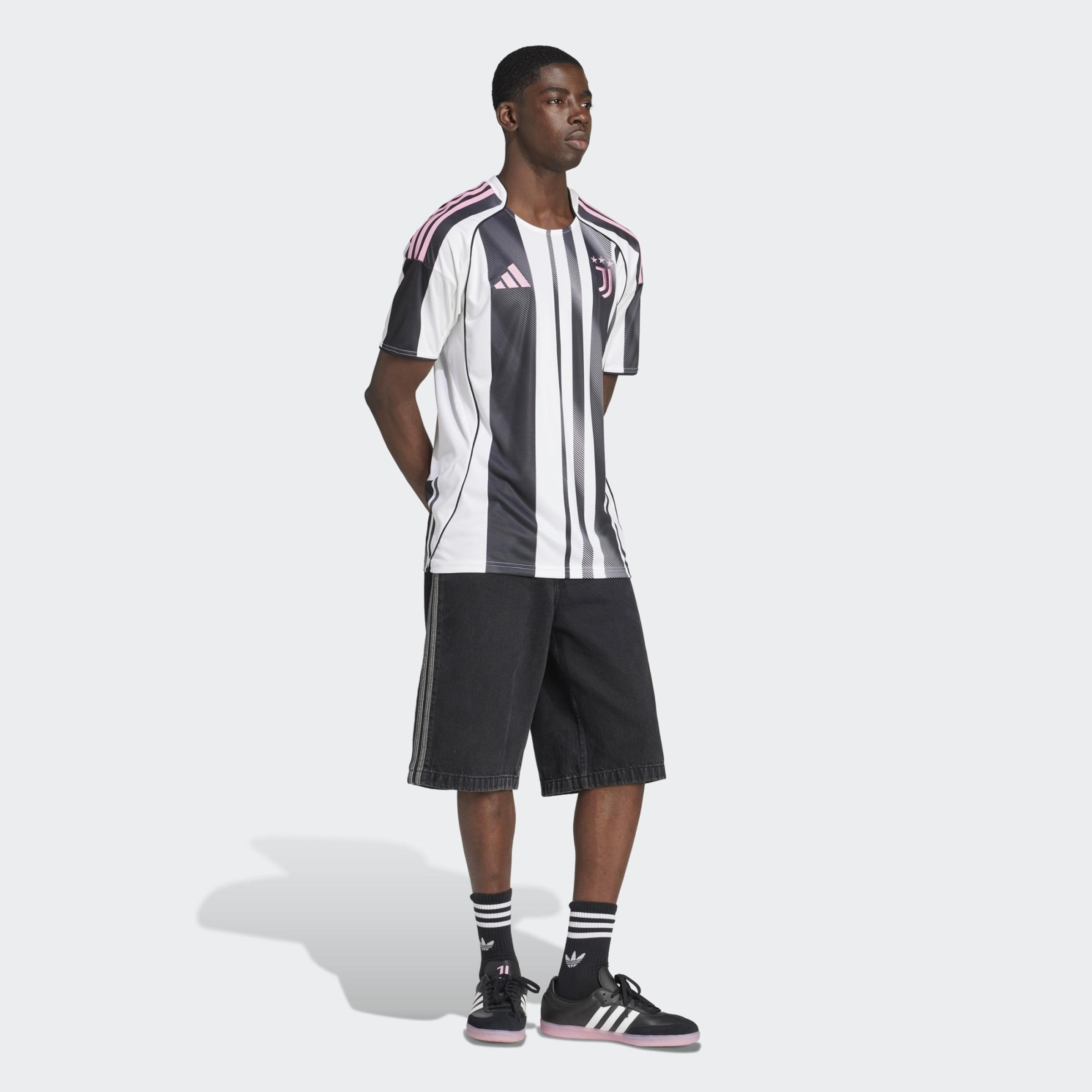 T-shirt de Homem 1.º Equipamento Juventus FC 2025-2026 Branco / Preto-3