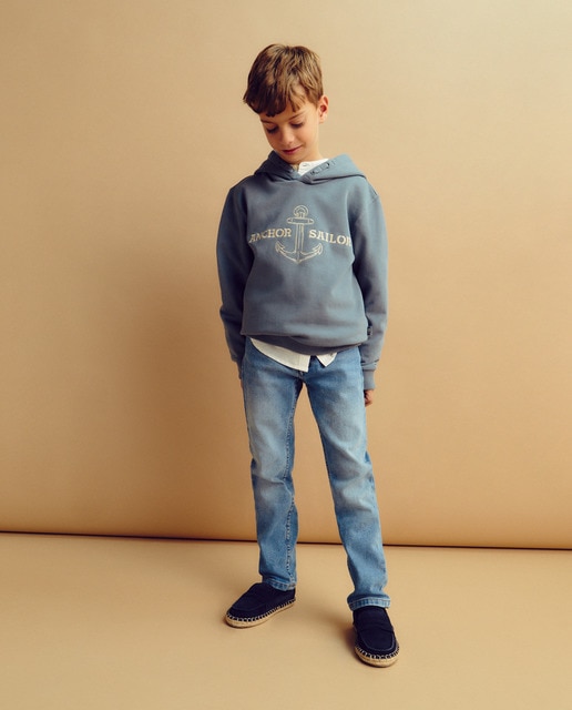 Imagen 0 de Sudadera sailor de niño con capucha