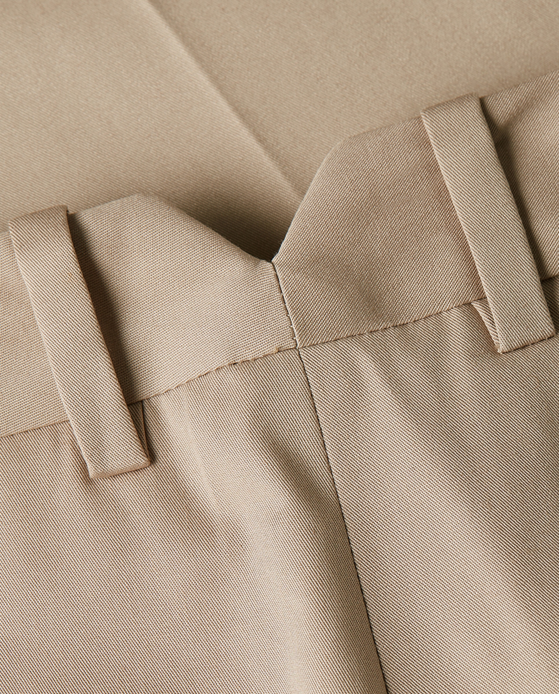 Calças Chino Slim Straight Bege-8