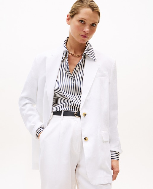 Imagem 0 de Blazer de Linho Estilo Relaxed