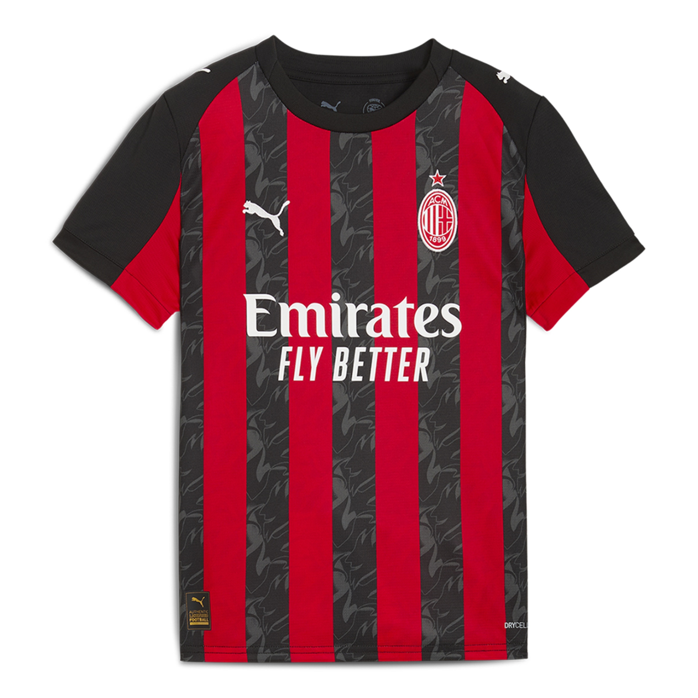 T-shirt de Futebol de Homem ACM Home Jersey Réplica Jr Vermelho-5