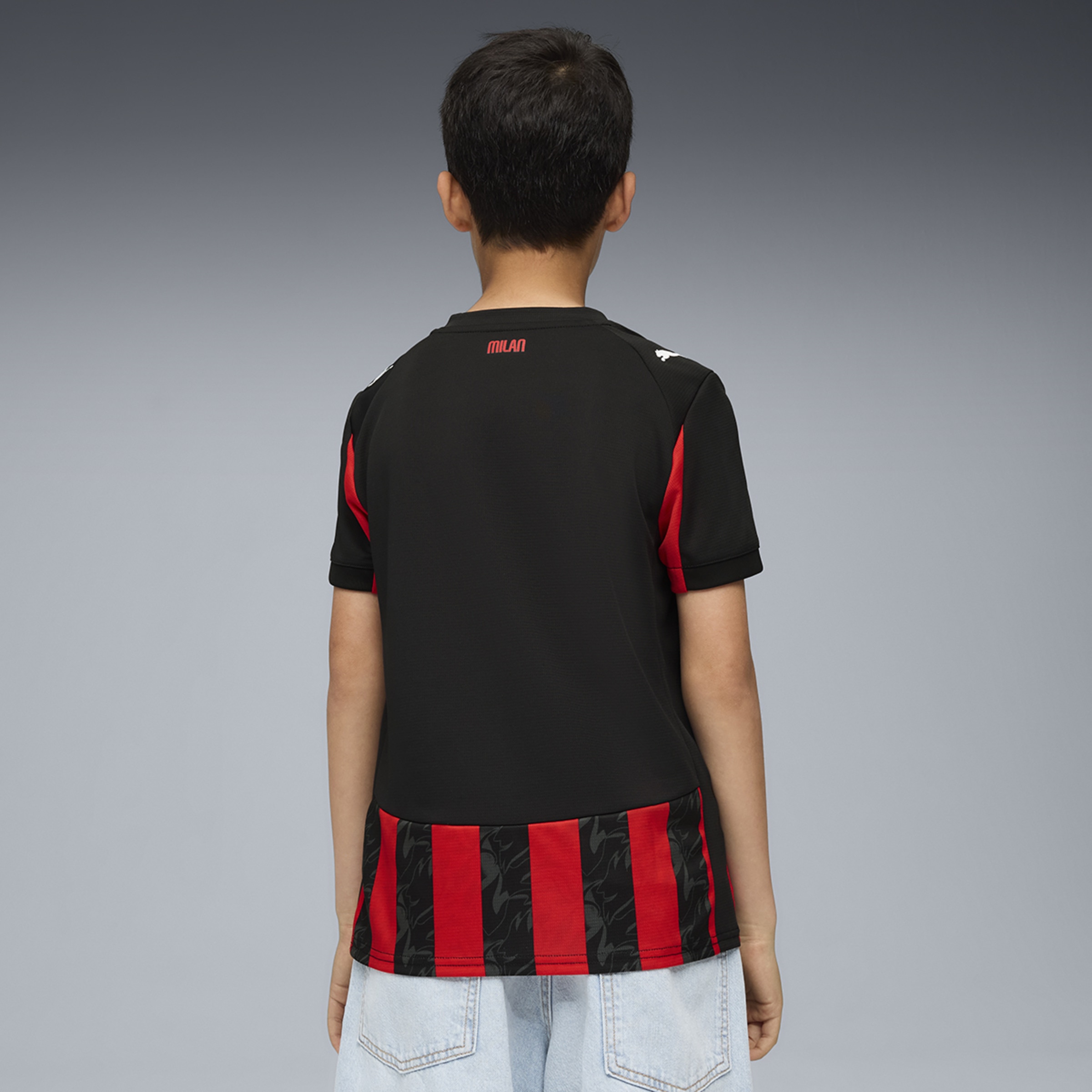 T-shirt de Futebol de Homem ACM Home Jersey Réplica Jr Vermelho-2