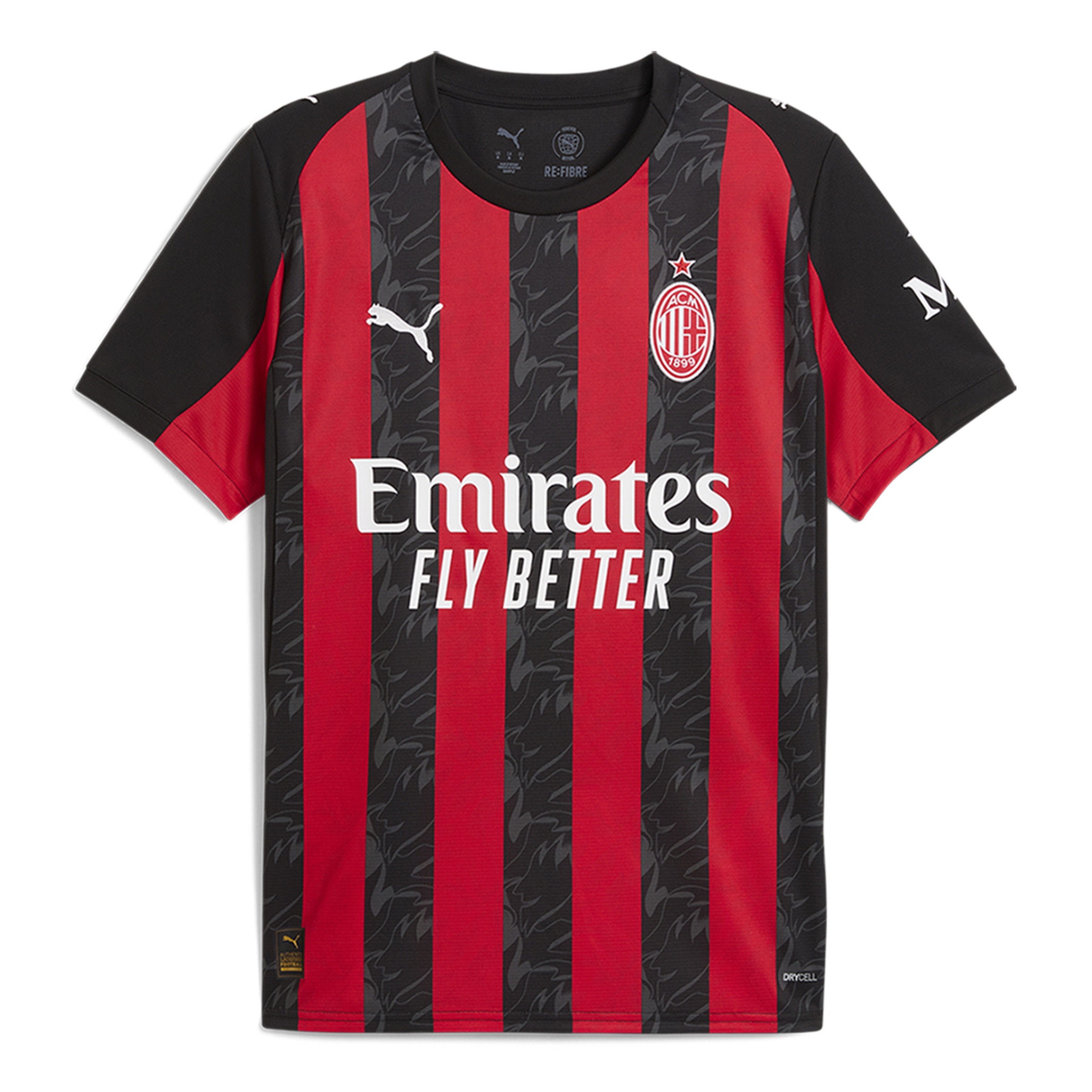 T-shirt de Futebol de Homem ACM Home Jersey Réplica Vermelho-6